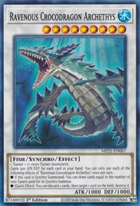 Ravenous Crocodragon Archethys #MP21-EN067