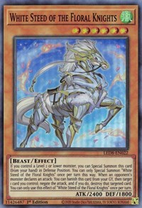 White Steed of the Floral Knights #LED8-EN022