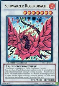 Black Rose Dragon (German) - "Schwarzer Rosendrache" #AC11-DE018