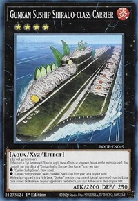 Gunkan Suship Shirauo-class Carrier #BODE-EN049