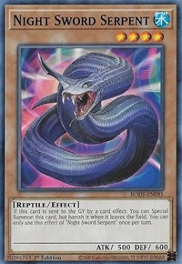 Night Sword Serpent #BODE-EN081