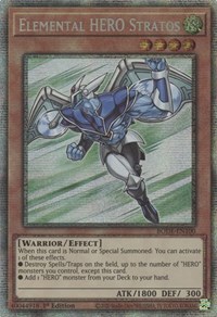 Elemental HERO Stratos (Starlight Rare) #BODE-EN100
