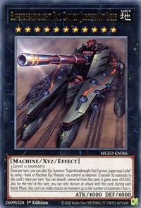 Superdreadnought Rail Cannon Juggernaut Liebe #MGED-EN066