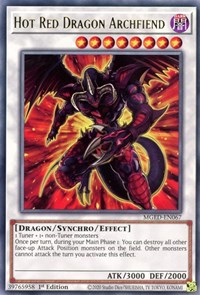 Hot Red Dragon Archfiend #MGED-EN067