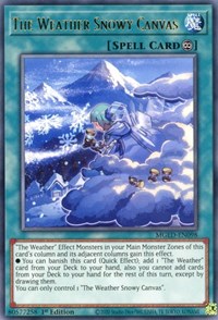 The Weather Snowy Canvas #MGED-EN098