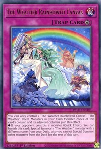 The Weather Rainbowed Canvas #MGED-EN101