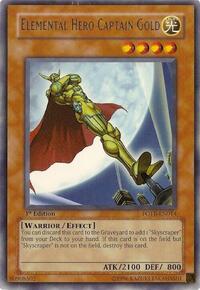 Elemental Hero Captain Gold #FOTB-EN014