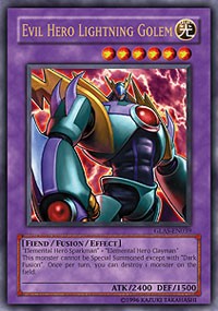 Evil Hero Lightning Golem #GLAS-EN039