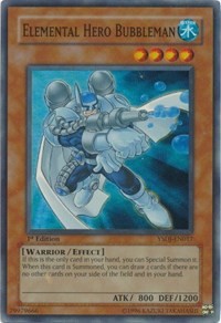 Elemental HERO Bubbleman #YSDJ-EN017