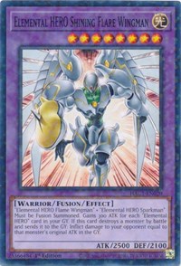 Elemental HERO Shining Flare Wingman (Duel Terminal) #HAC1-EN020