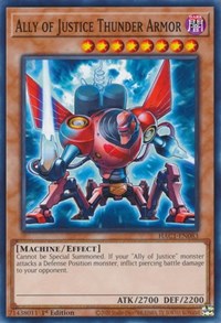 Ally of Justice Thunder Armor #HAC1-EN083