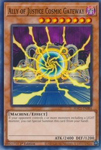 Ally of Justice Cosmic Gateway #HAC1-EN084