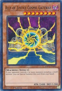 Ally of Justice Cosmic Gateway (Duel Terminal) #HAC1-EN084
