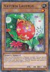 Naturia Ladybug (Duel Terminal) #HAC1-EN109