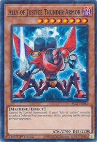 Ally of Justice Thunder Armor (Duel Terminal) #HAC1-EN083