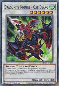 Dragunity Knight - Gae Dearg (Duel Terminal) #HAC1-EN163