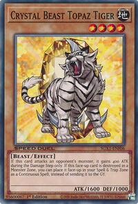 Crystal Beast Topaz Tiger #SGX1-ENF06
