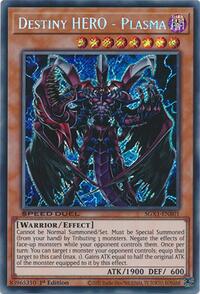 Destiny HERO - Plasma (Secret Rare) #SGX1-ENB01