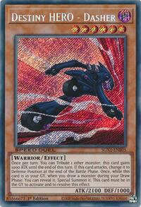Destiny HERO - Dasher (Secret Rare) #SGX1-ENB05