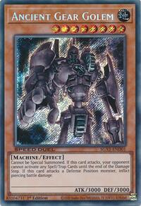 Ancient Gear Golem (Secret Rare) #SGX1-END01