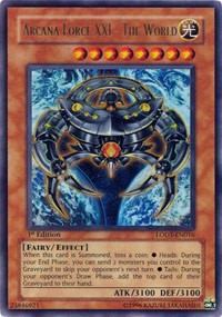 Arcana Force XXI - The World #LODT-EN016