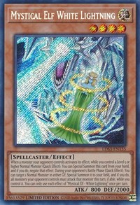 Mystical Elf White Lightning #LDS3-EN135