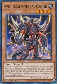 Evil HERO Infernal Gainer #LDS3-EN023