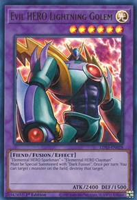 Evil HERO Lightning Golem #LDS3-EN028