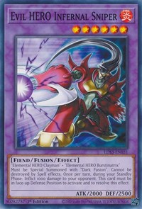 Evil HERO Infernal Sniper #LDS3-EN031