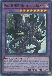 Evil HERO Malicious Bane (Red) #LDS3-EN033