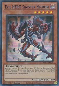 Evil HERO Sinister Necrom (Blue) #LDS3-EN026