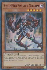 Evil HERO Sinister Necrom (Red) #LDS3-EN026