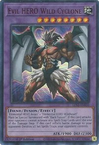 Evil HERO Wild Cyclone (Red) #LDS3-EN030