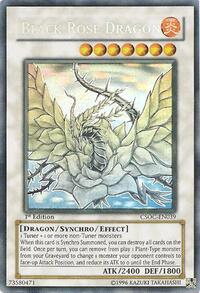 Black Rose Dragon (Ghost Rare) #CSOC-EN039