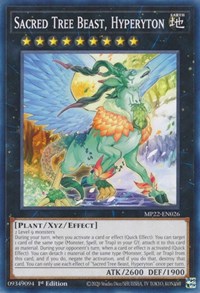 Sacred Tree Beast, Hyperyton #MP22-EN026