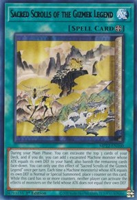 Sacred Scrolls of the Gizmek Legend #MP22-EN160