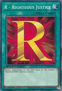 R - Righteous Justice #SGX2-ENA14