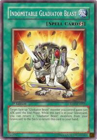 Indomitable Gladiator Beast #CRMS-EN056