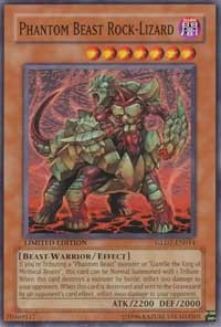 Phantom Beast Rock-Lizard #GLD2-EN014