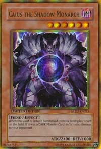 Caius the Shadow Monarch #GLD2-EN033
