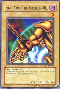 Right Arm of the Forbidden One #DLG1-EN020