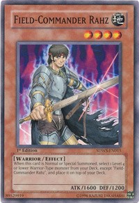 Field-Commander Rahz #SDWS-EN015