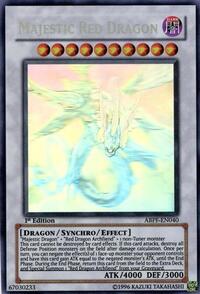 Majestic Red Dragon (Ghost Rare) #ABPF-EN040