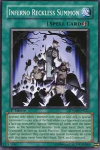 Inferno Reckless Summon #SDMM-EN027