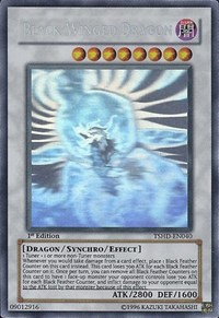 Black-Winged Dragon (Ghost Rare) #TSHD-EN040
