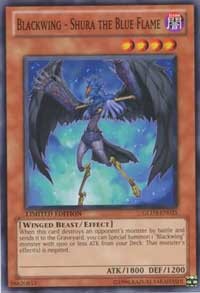 Blackwing - Shura the Blue Flame #GLD3-EN025