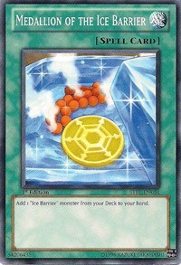 Medallion of the Ice Barrier #STBL-EN054