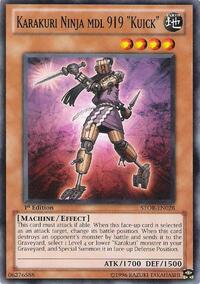 Karakuri Ninja mdl 919 "Kuick" #STOR-EN028