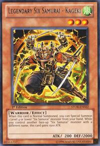 Legendary Six Samurai - Kageki #STOR-EN022
