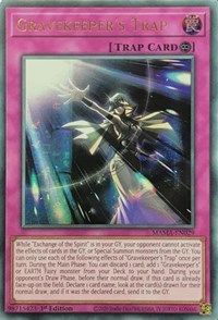 Gravekeeper's Trap (Ultra Pharaoh's Rare) #MAMA-EN029